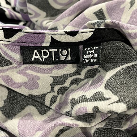 Apt 9 v-neck short sleeve mini Dress size PM - Picture 7 of 12